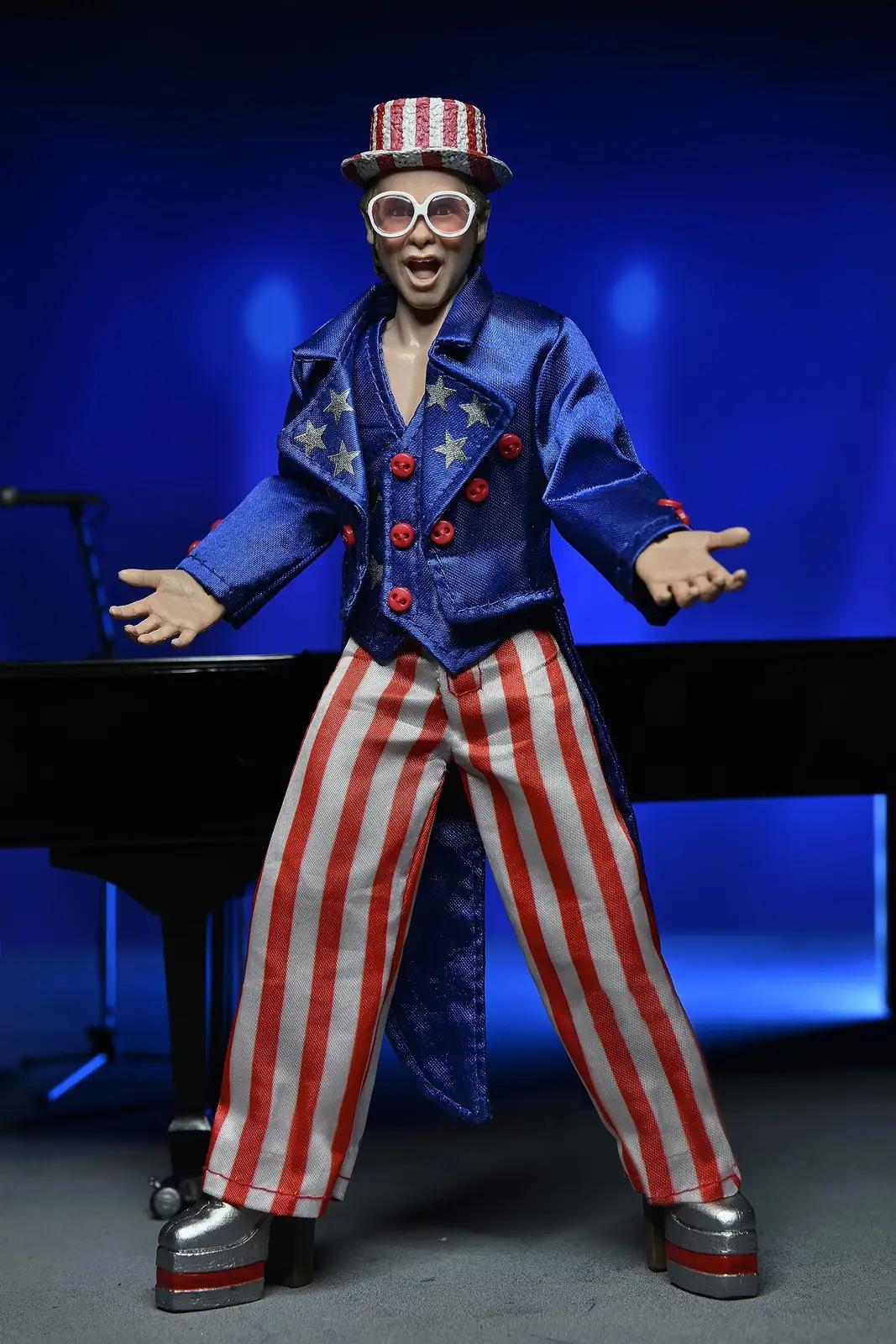 NECA kolektiivne Elton John popp-detailne actionfiguur – kasutusnäide