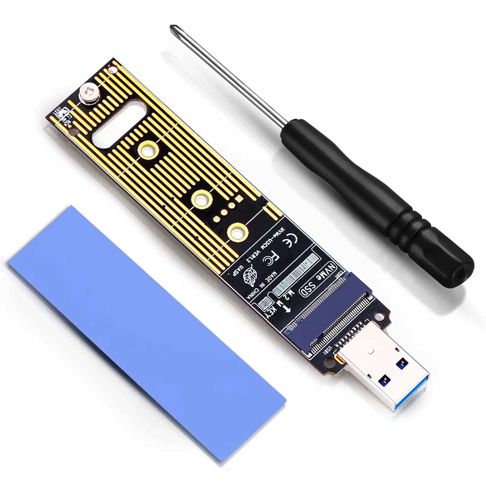 ZEXMTE alumiiniumist NVMe–USB adapter kiire andmeedastusega