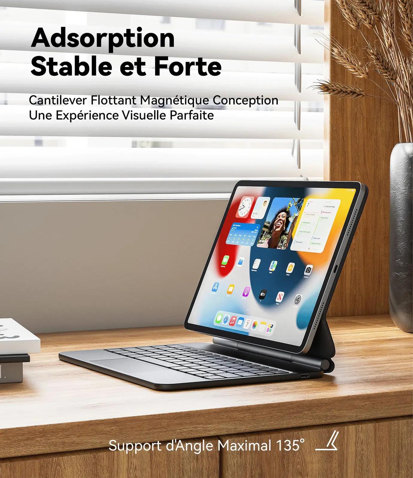 Earto alumiiniumklaviatuur iPad Pro/Air 11 — valgusega – pakend ja tarvikud