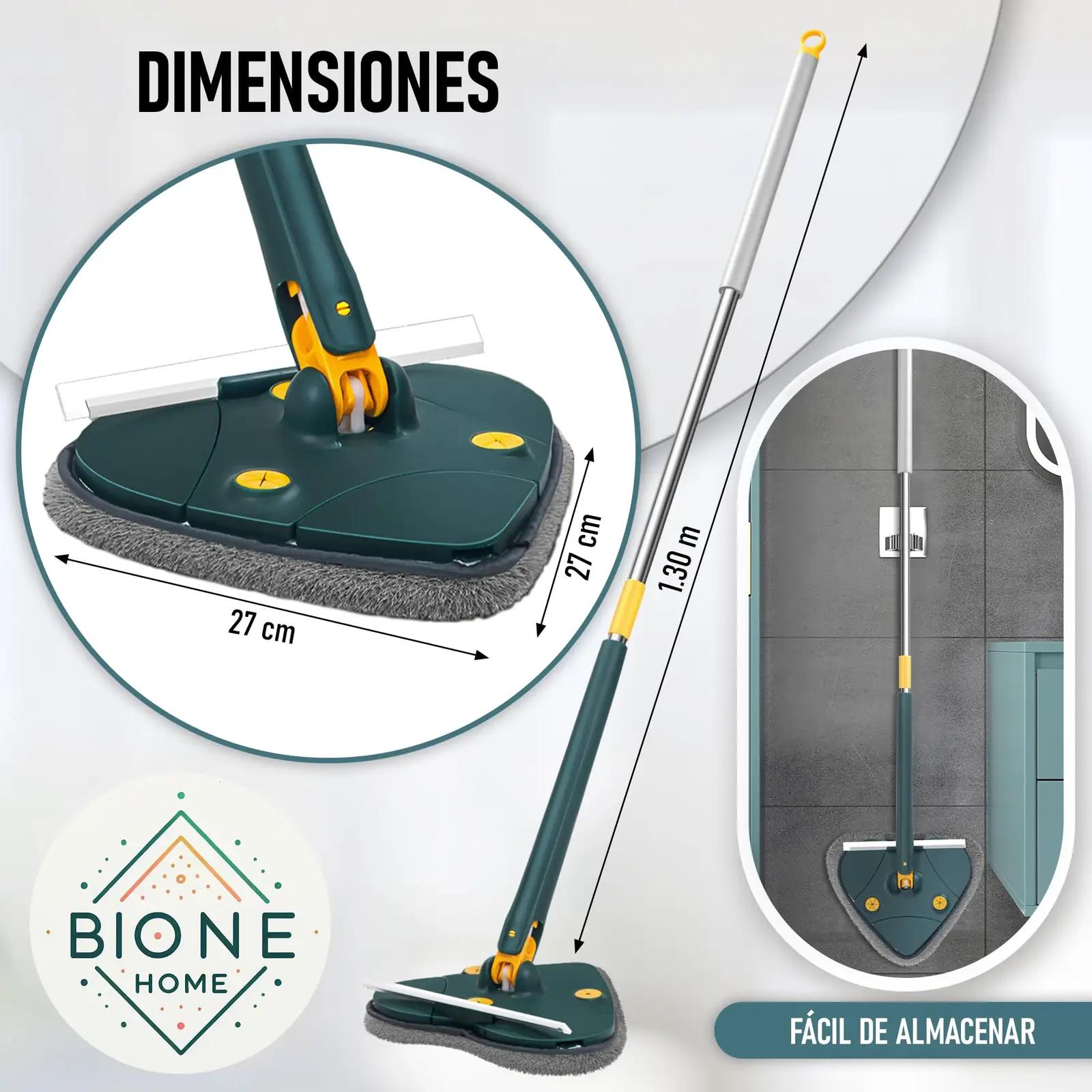 BIONE HOME rohelisematest materjalidest mikromop — 360° pöörlev – pilt 7