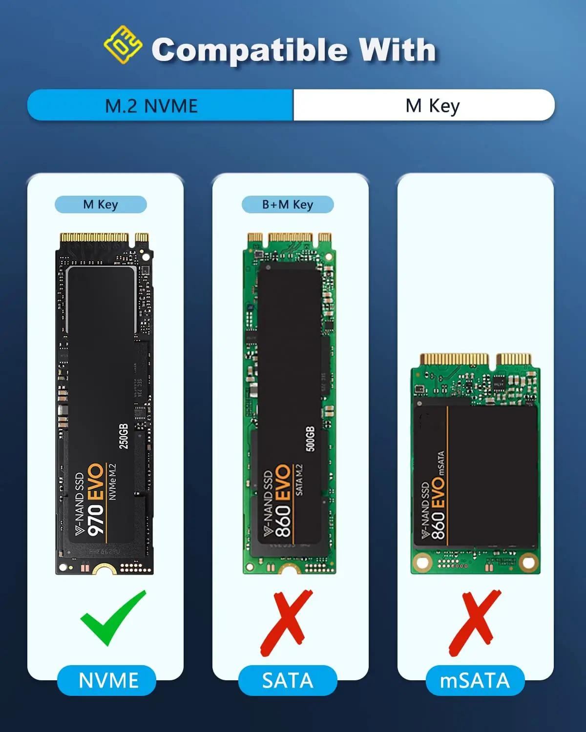 ZEXMTE alumiiniumist NVMe–USB adapter kiire andmeedastusega – detailne vaade