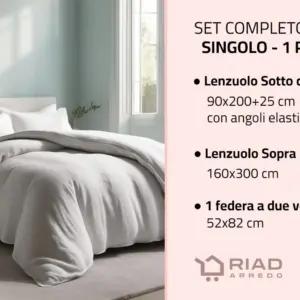Riad Arredo 57 Fili Cotone Percalle voodipesu komplektid – detailne lähivaade