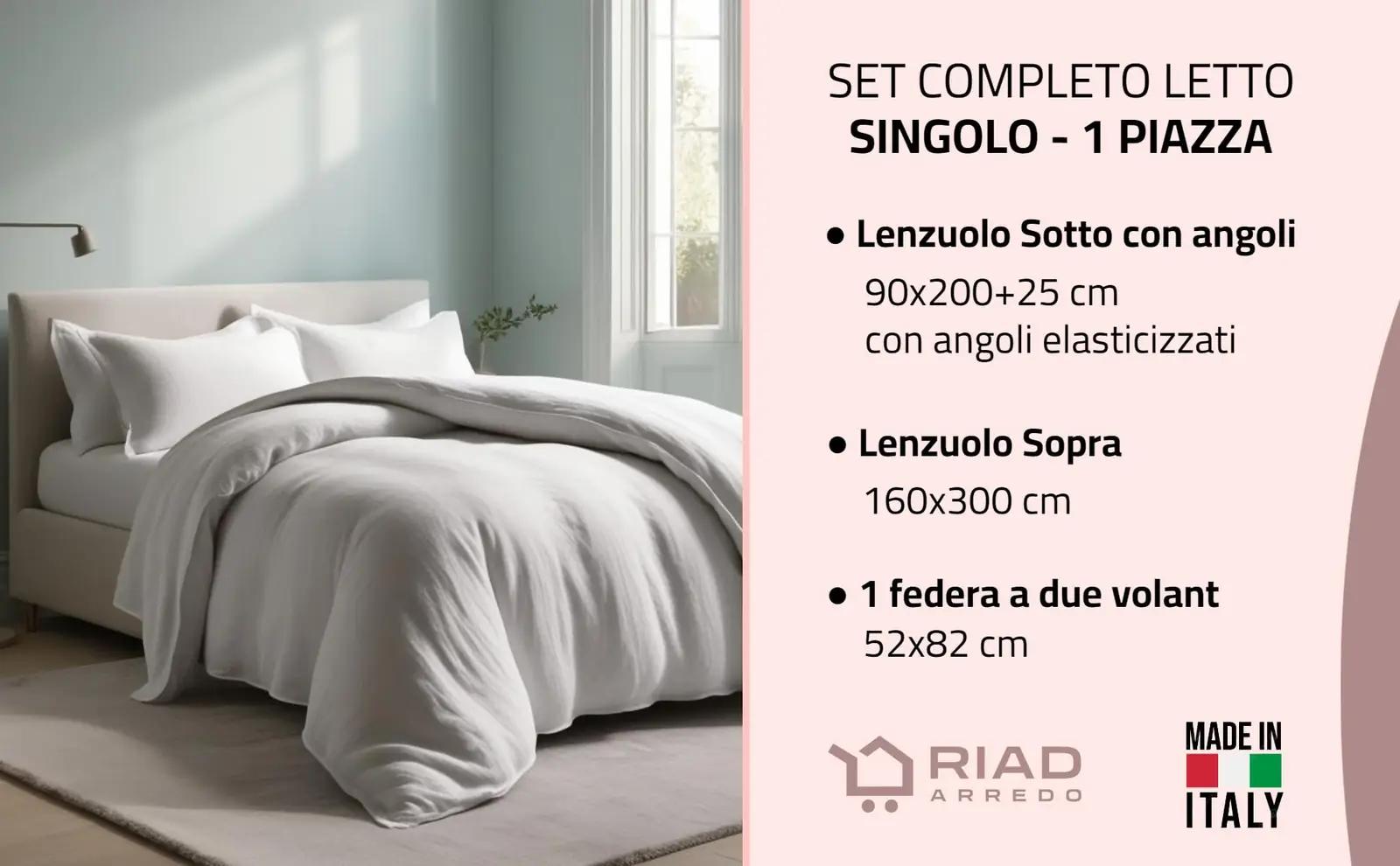 Riad Arredo 57 Fili Cotone Percalle voodipesu komplektid – detailne lähivaade