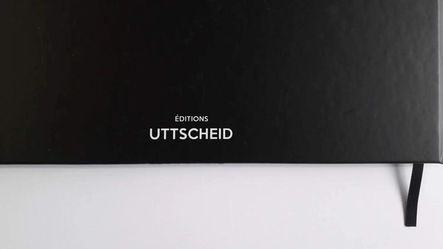 UTTSCHEID elegantne nummerdatud register – ruuduline A4 – kasutusnäide
