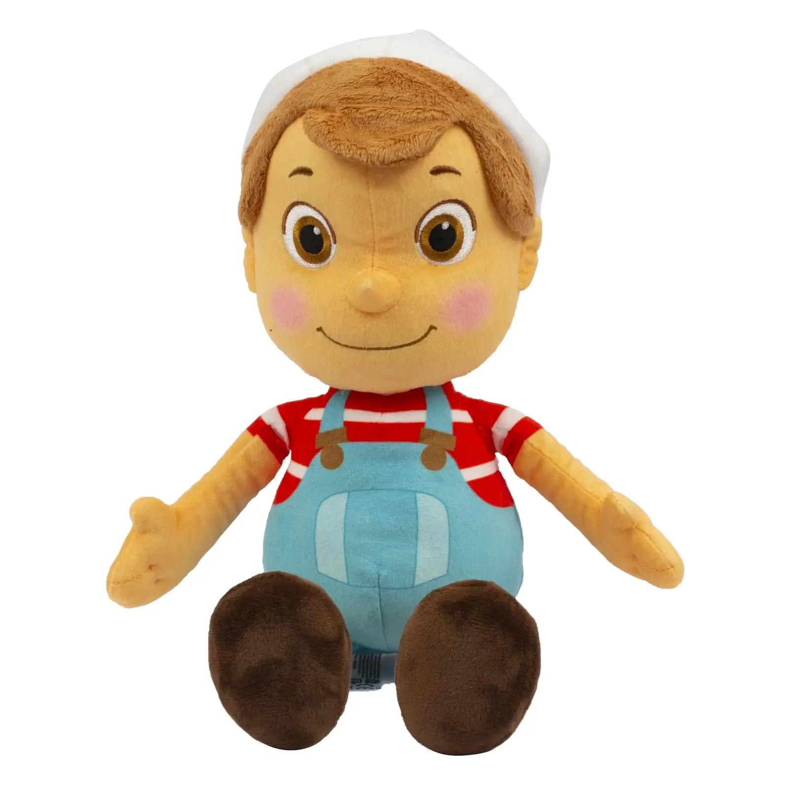 Giochi Preziosi pehme Pinocchio 36 cm muusikamänguasi – pakend ja tarvikud