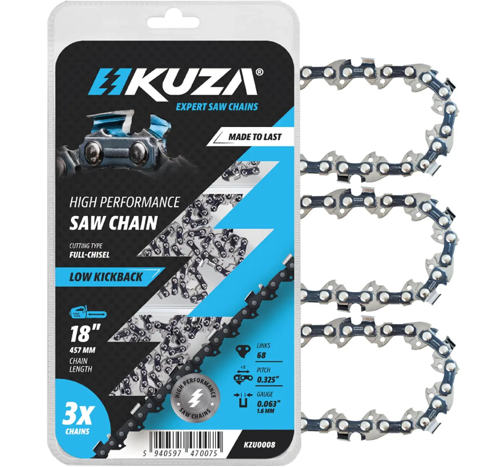 KUZA 18" .325" .063" 68DL - German Steel *3 kettsaagitarvikud – toote esivaade