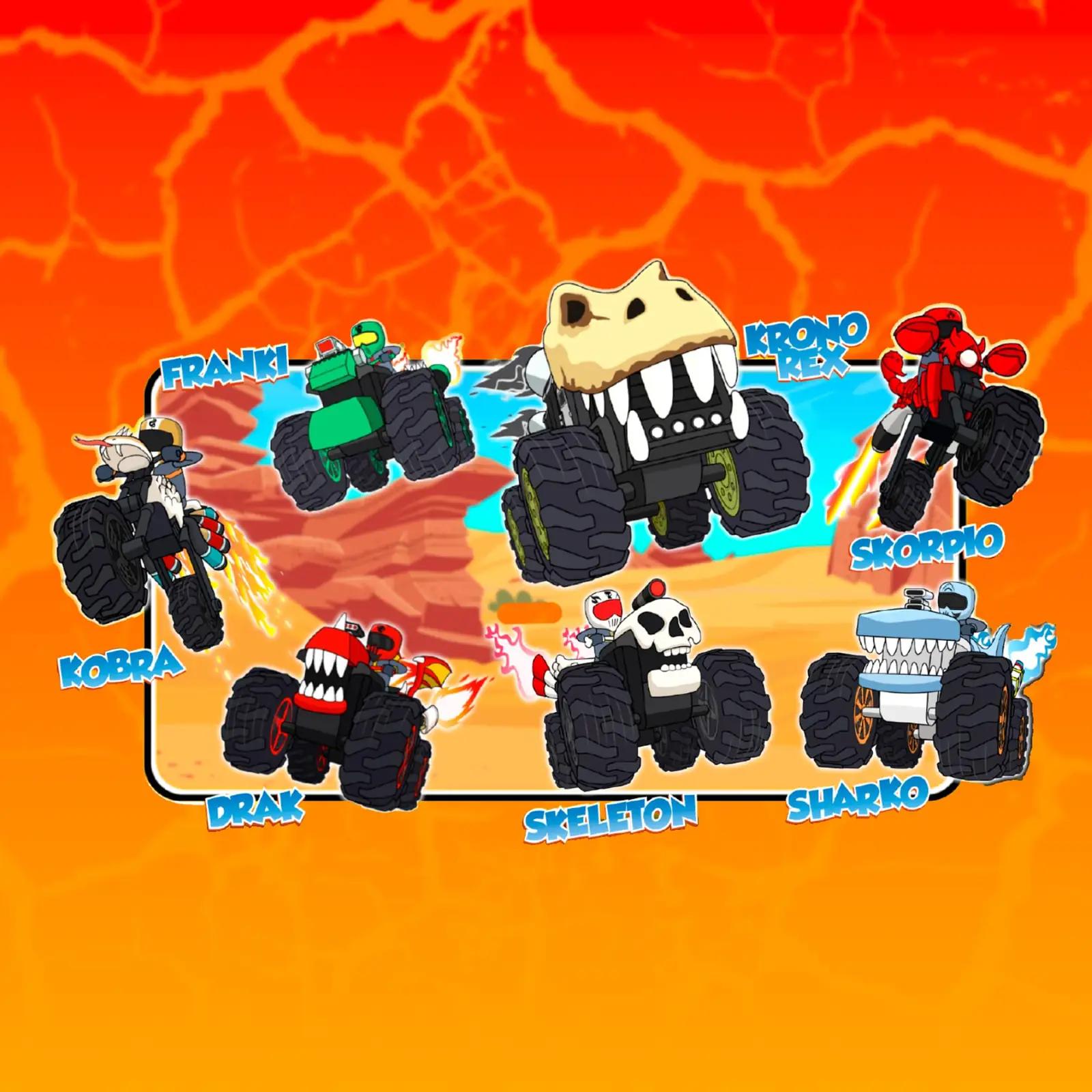 Swap Riders plastmassist Quad Skeleton mängufiguur – pilt 7
