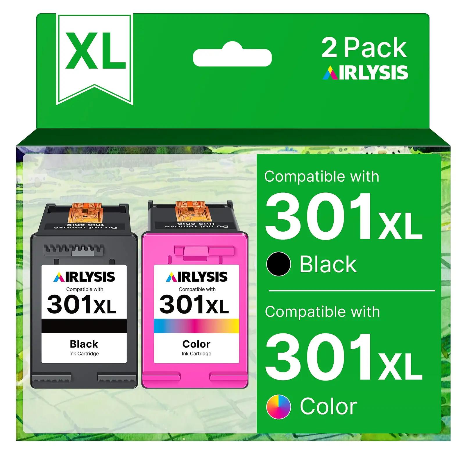 AIRLYSIS AIRLYSIS pour hp 301 noir et couleur tindipatroonid tindiprinteritele