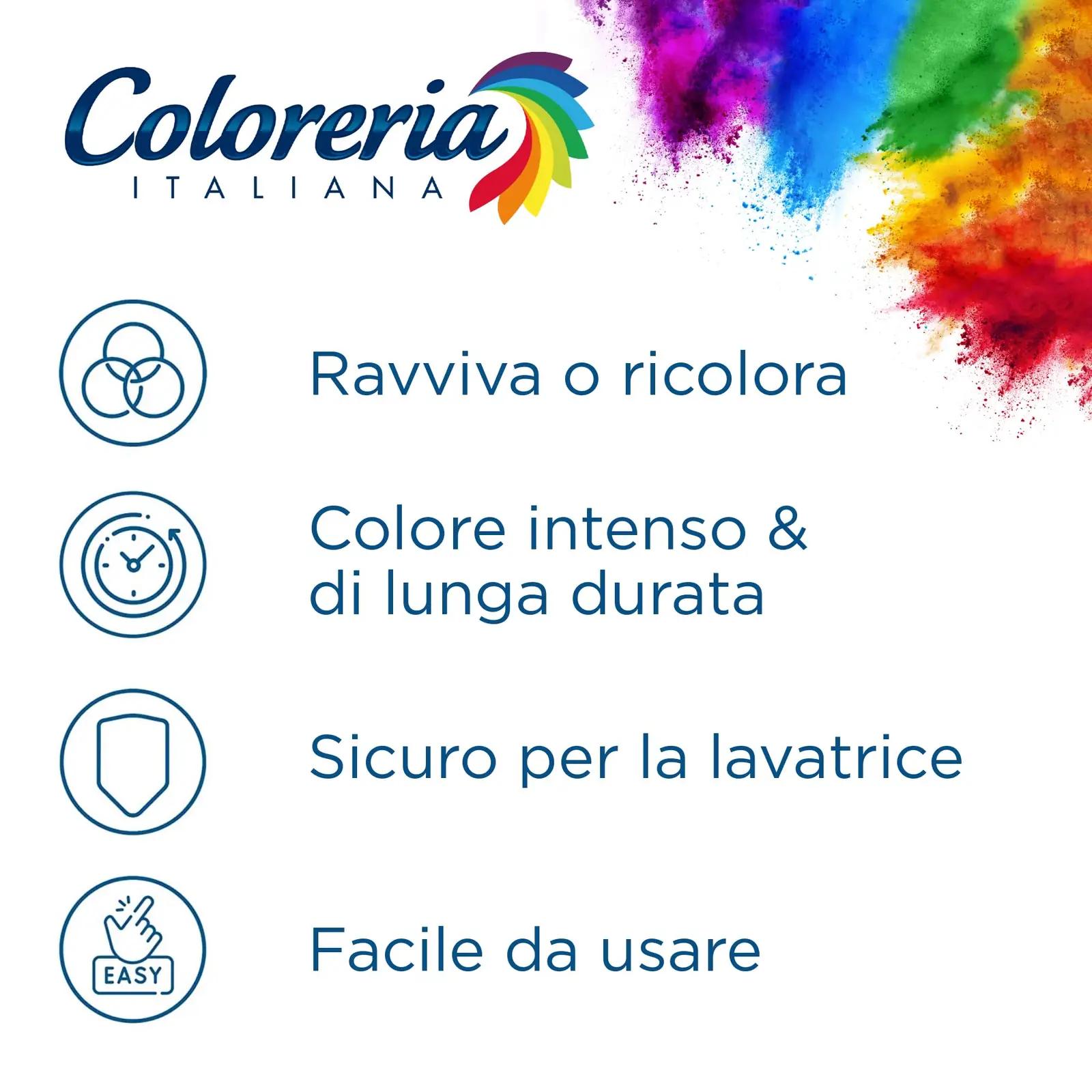 Coloreria tekstiilivärv masinasse — metsaroheline 3×350 g – detailne vaade