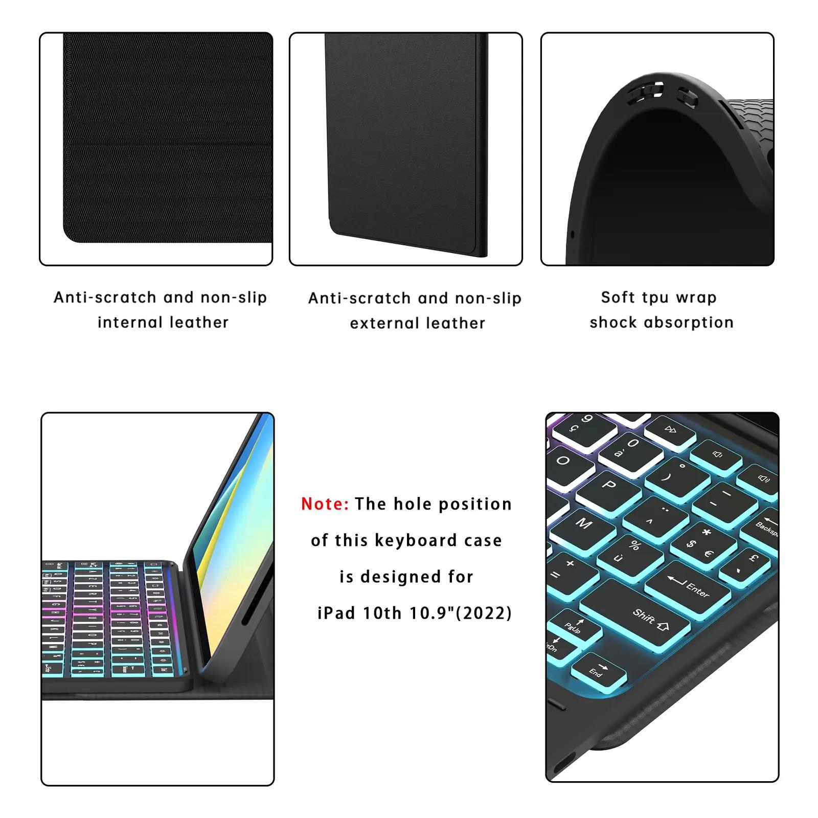 VANKEYPAD stiilne klaviatuur iPadile – valgustus ja touchpad – pilt 9