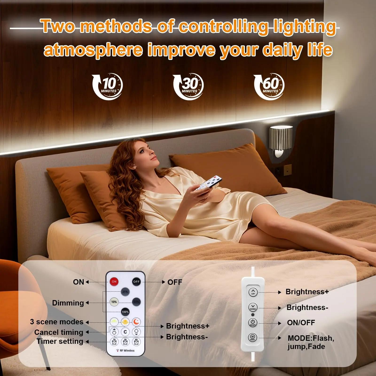 LUXONIC LED-riba 10 m külmvalge COB – painduv ja ere – pakend ja tarvikud