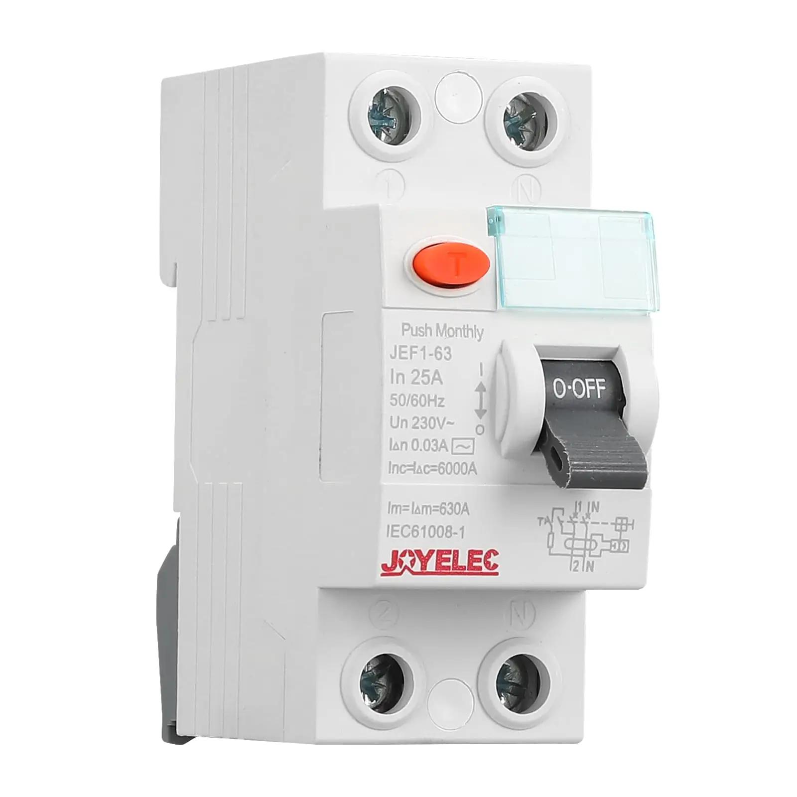 JOYELEC kaitselüliti 1P+N 25A — usalduslik kodu- või