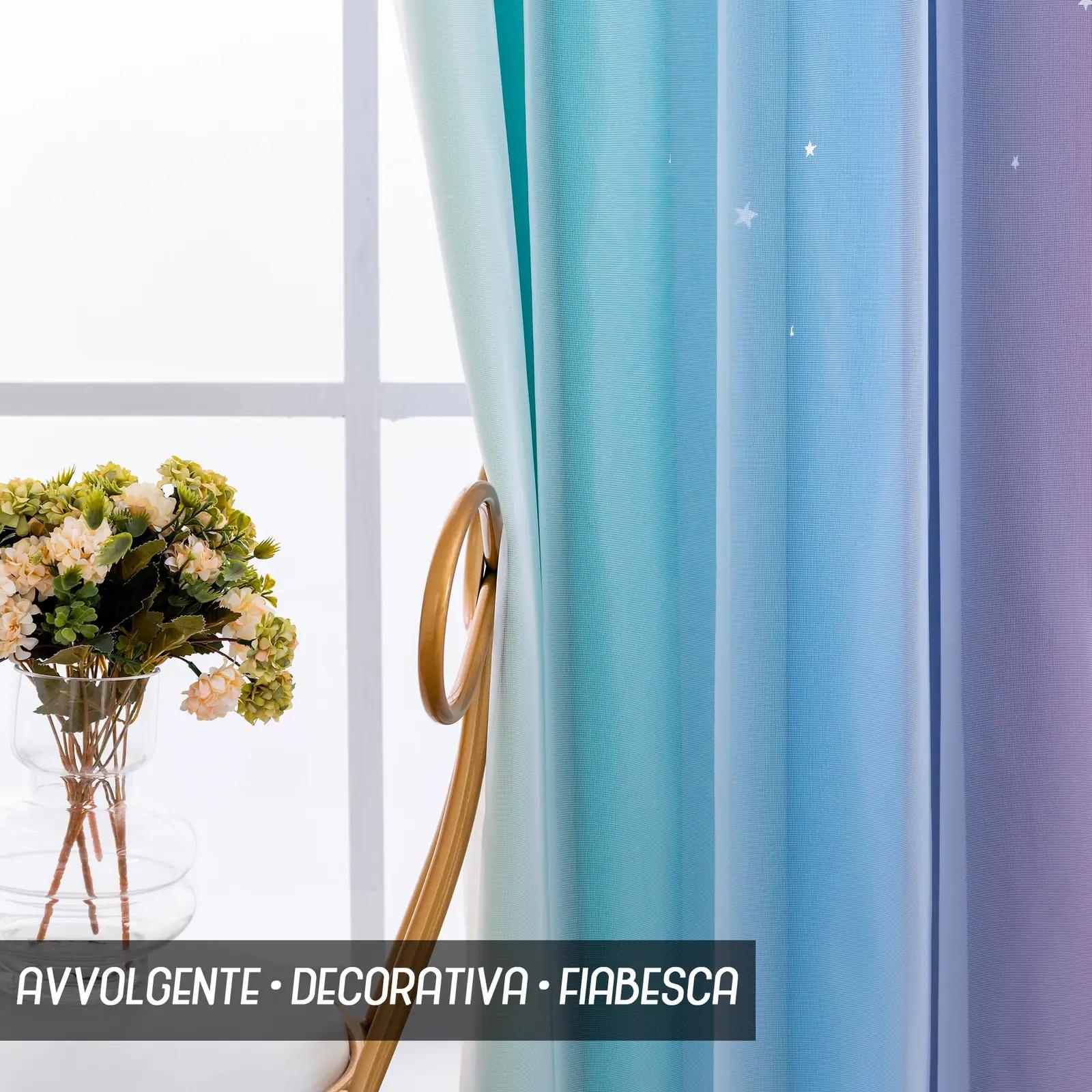 GIRASOLE HOME pehme tähemustriga kardin magamistuppa – pilt 6