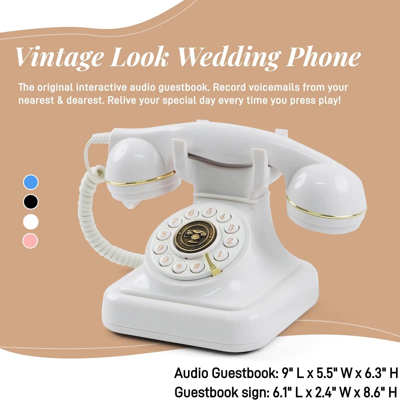 RetroVox vintage-stiilis heliraamat – pulma meeneks elegantne – pakend ja tarvikud