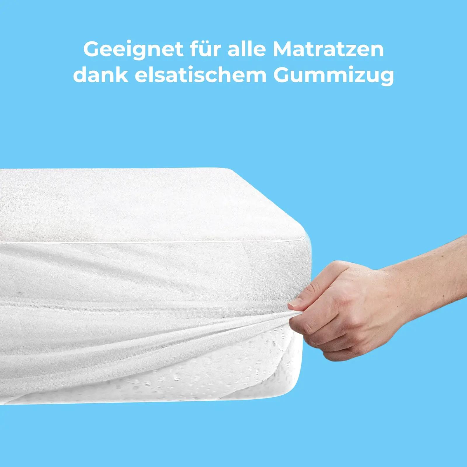 WhizProducts puuvillane veekindel madratsikaitse 90×200 cm – pakend ja tarvikud