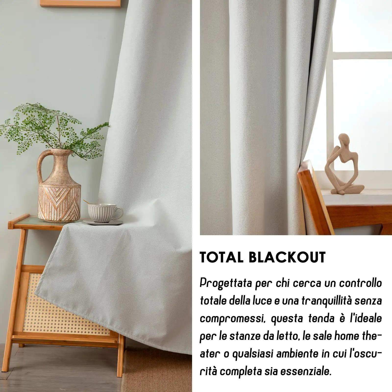GIRASOLE HOME paksust polüestrist tumendav kardin 55×150 – pilt 6