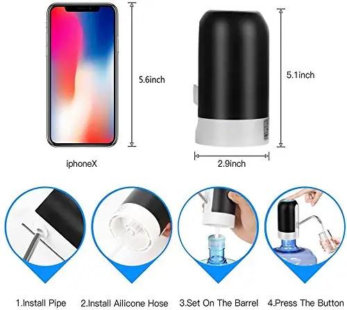 DLOPK stiilne USB-veepump — käepärane koduse veetoru lahendus – pilt 6