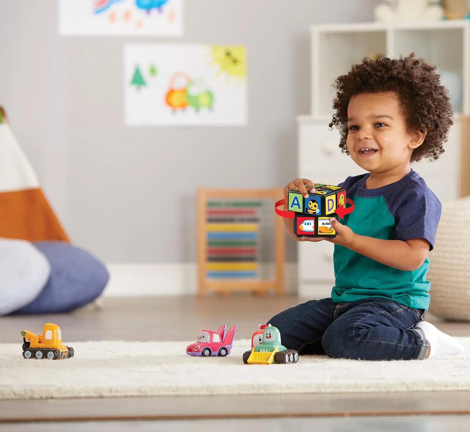 Vtech interaktiivne õppiv mängukuup plastist — sobib beebile – pakend ja tarvikud
