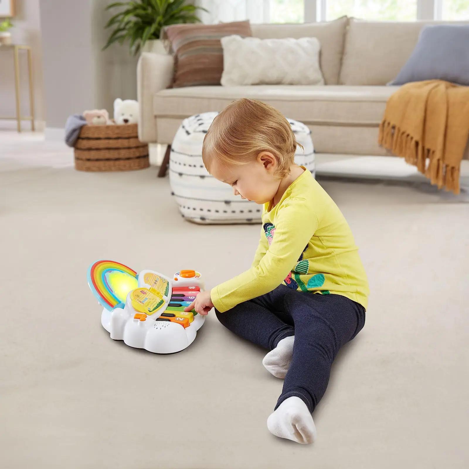 Vtech värvikas plastikust klaver lastele – õppiv mänguasi – pilt 6
