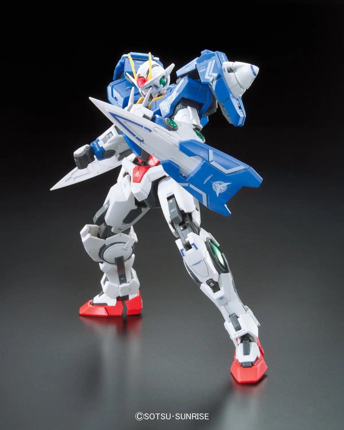 BANDAI SPIRITS detailne 1/144 Raiser Gundam mudel – pakend ja tarvikud