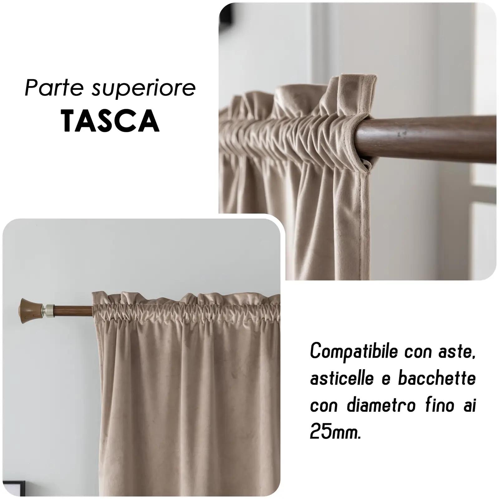 GIRASOLE HOME kardinad – detailne lähivaade