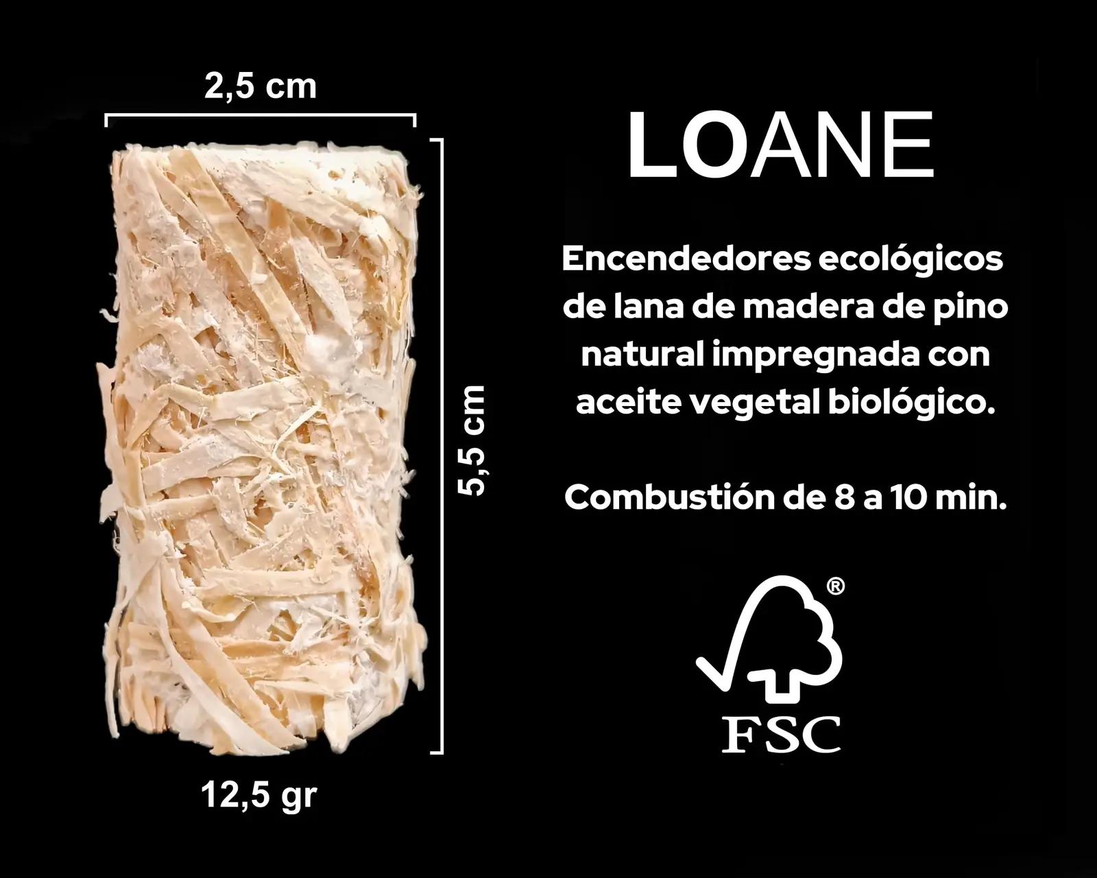 LOANE ökoloogiline süütevaht puidust tabletiga – looduslik valik – kasutusnäide