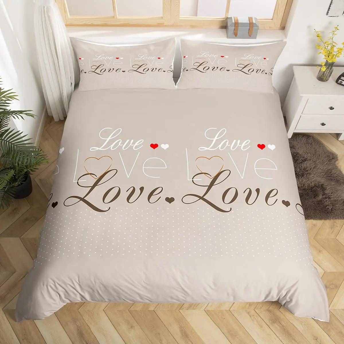 Homemissing pehme mikrofibra voodipesu 220×240 cm — romantiline