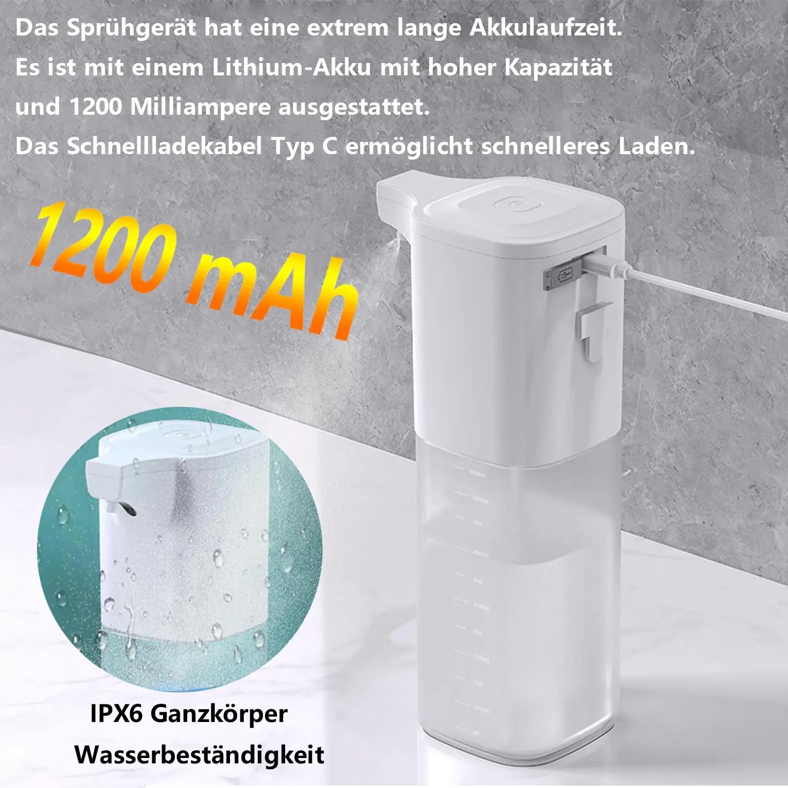WAONIQ desinfitseerijapump 550 ml – automaatne ja hügieeniline – lisavaade