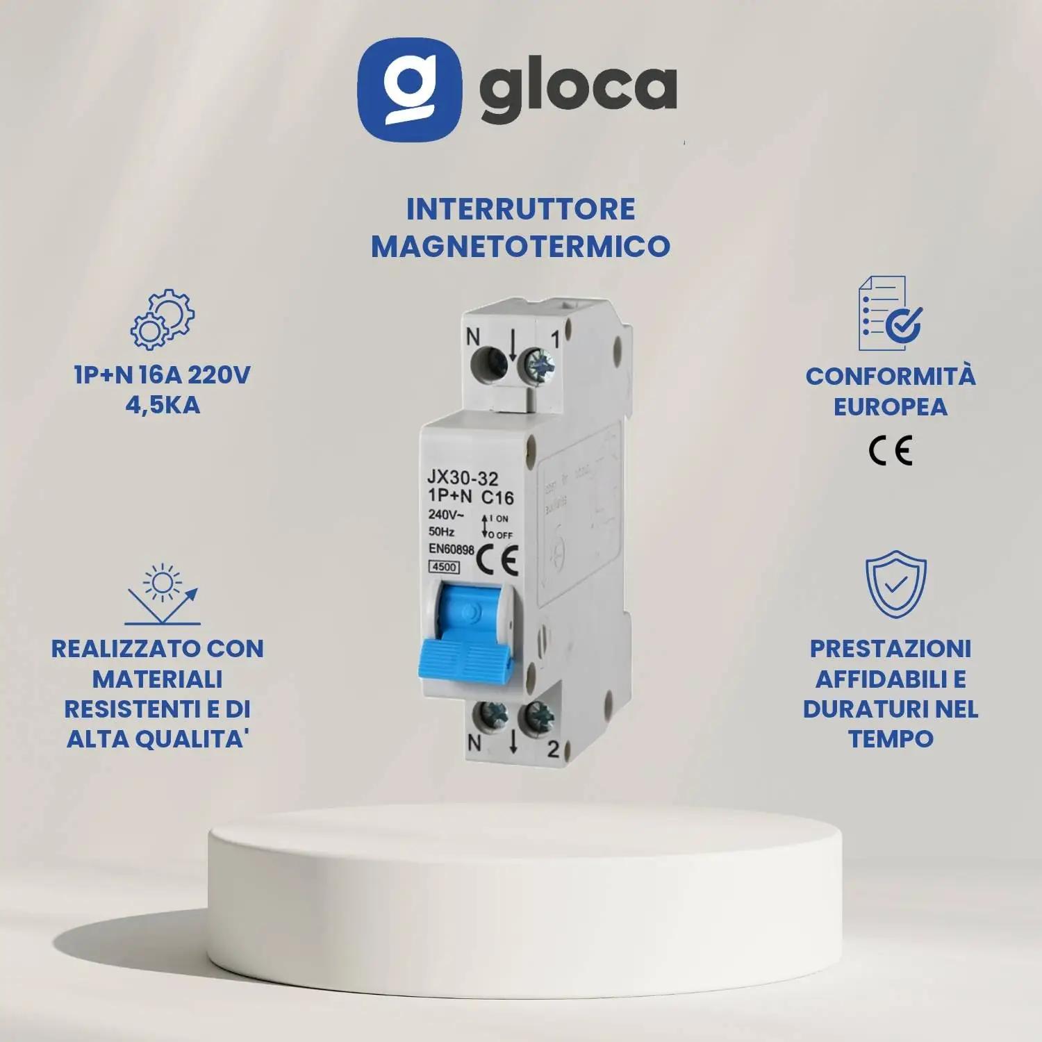 gloca JX15__40 termomagnetilised kaitselülitid – detailne lähivaade