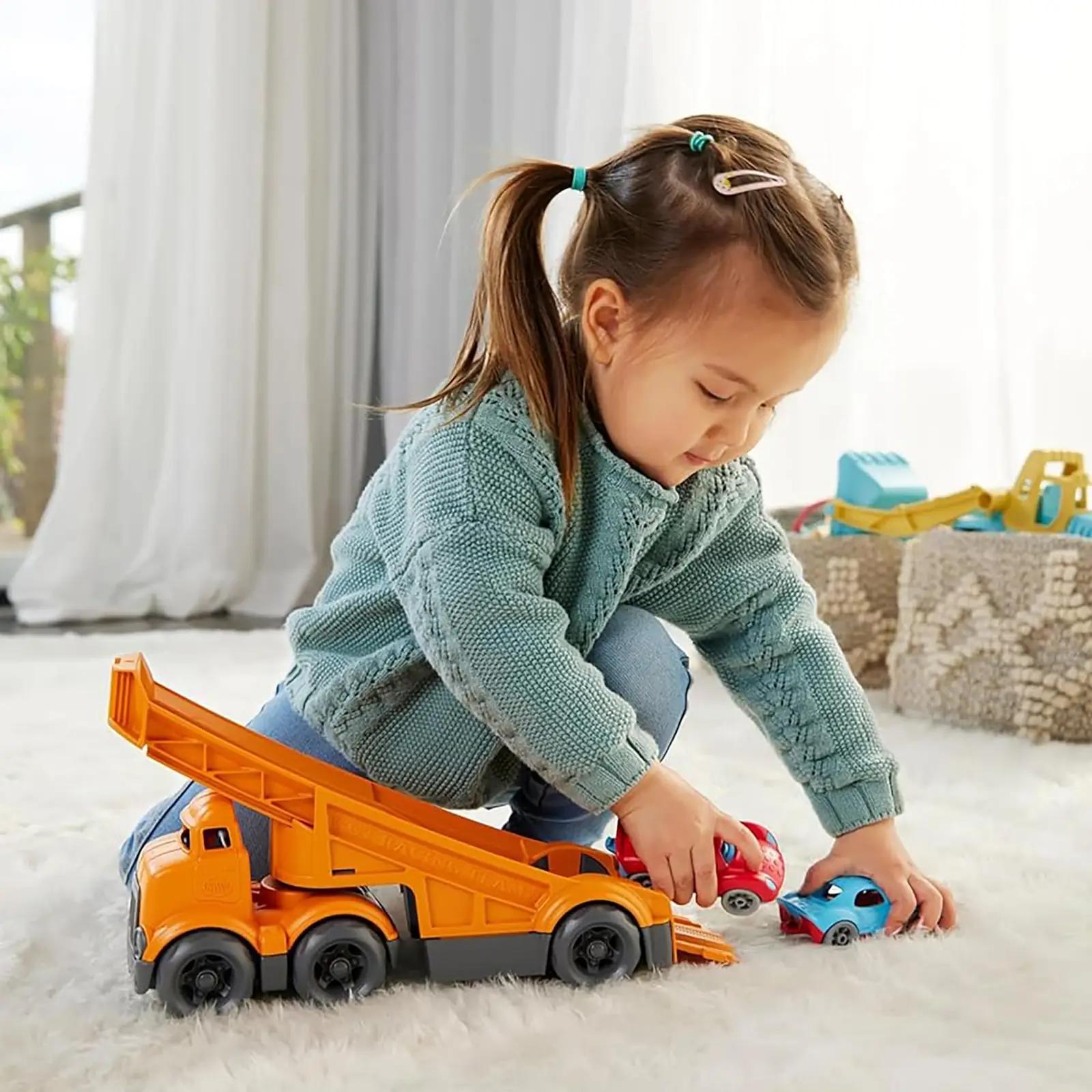 Green Toys rooliruumi rammus mänguasja veoauto lastele – pakend ja tarvikud