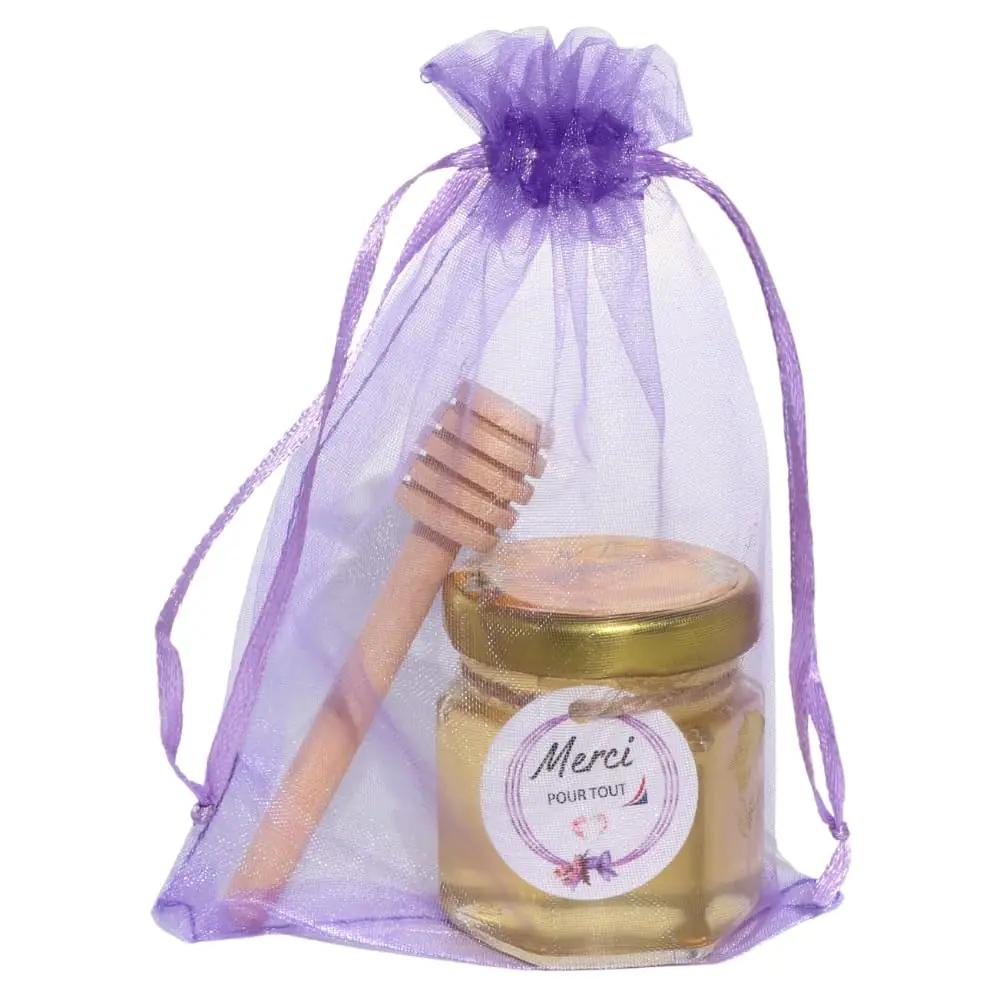 Best Bee klaasist mini-honigtöpf koos puulusikaga – kinkidee – pilt 7