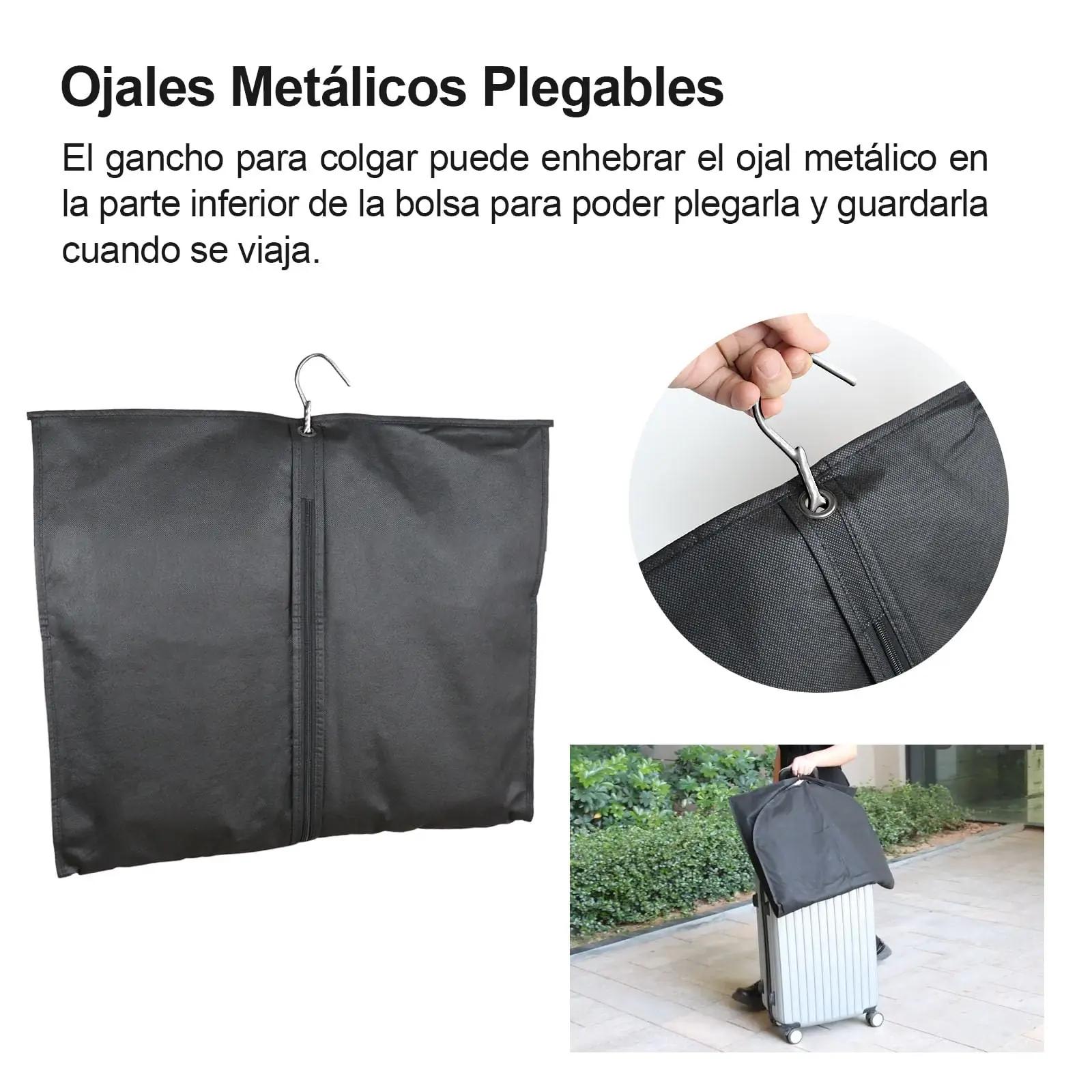 BOMEI PACK must riidekott 60×100 cm — tolmukaitse ja vaateluuk – pilt 6