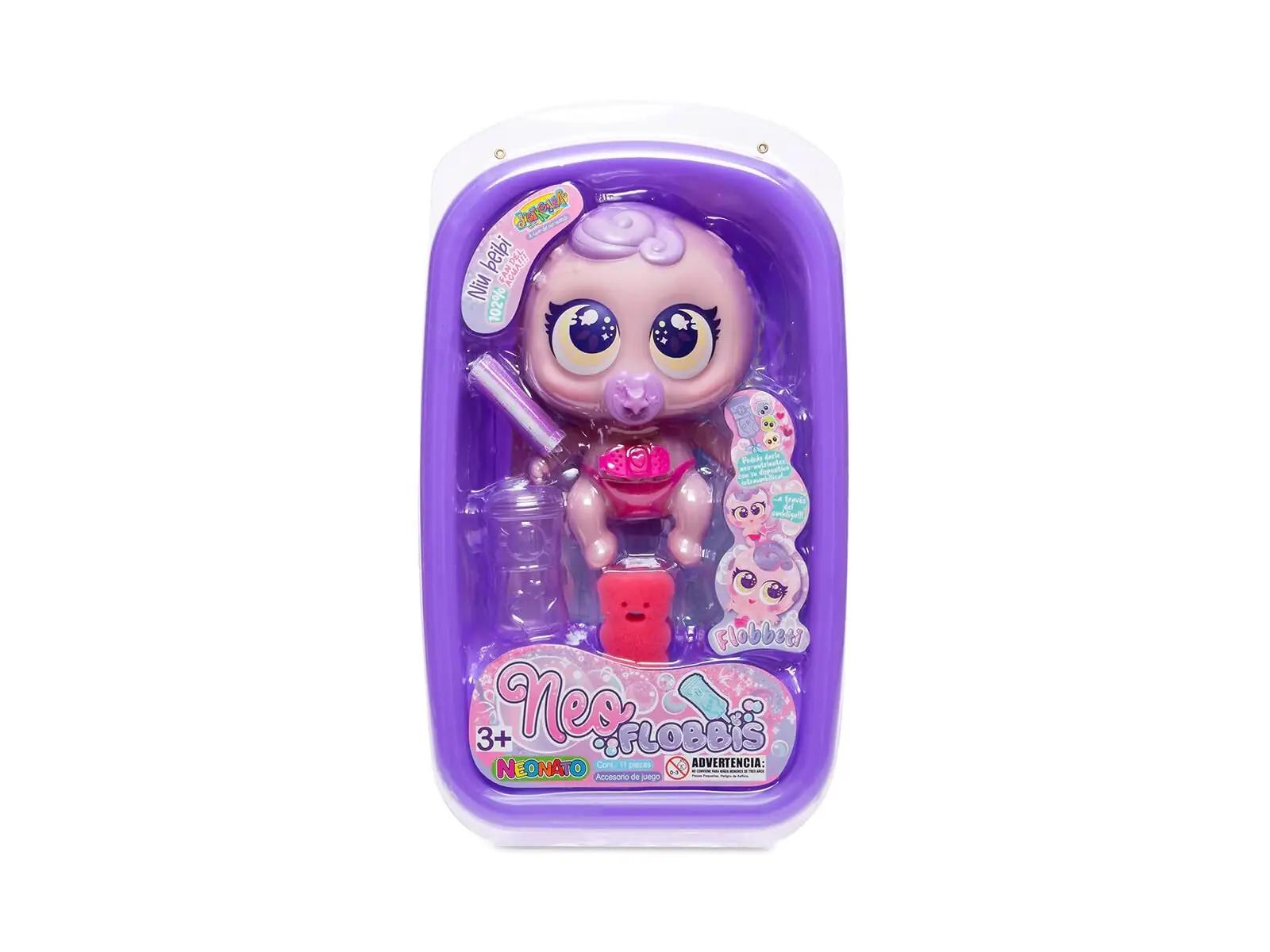 BANDAI pehme plastikust beebinukk – roosa kingiidee D992802 – detailne vaade