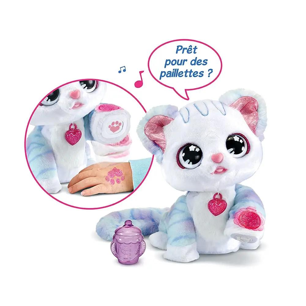 Vtech pehme interaktiivne kass Ruby – mänguline ripats charm – pakend ja tarvikud
