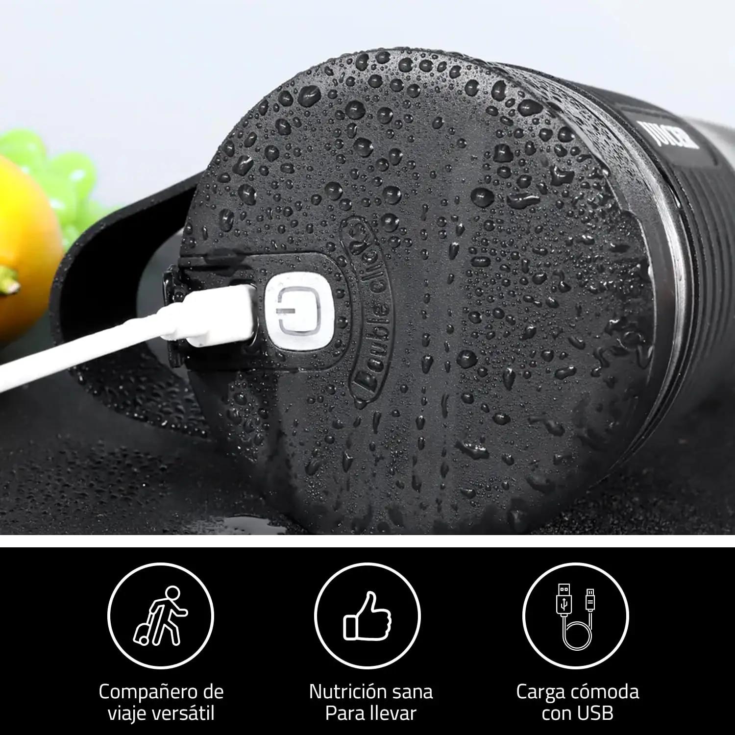LUXUR vastupidav roostevabast smoothie-blender reisiks ja – pilt 6