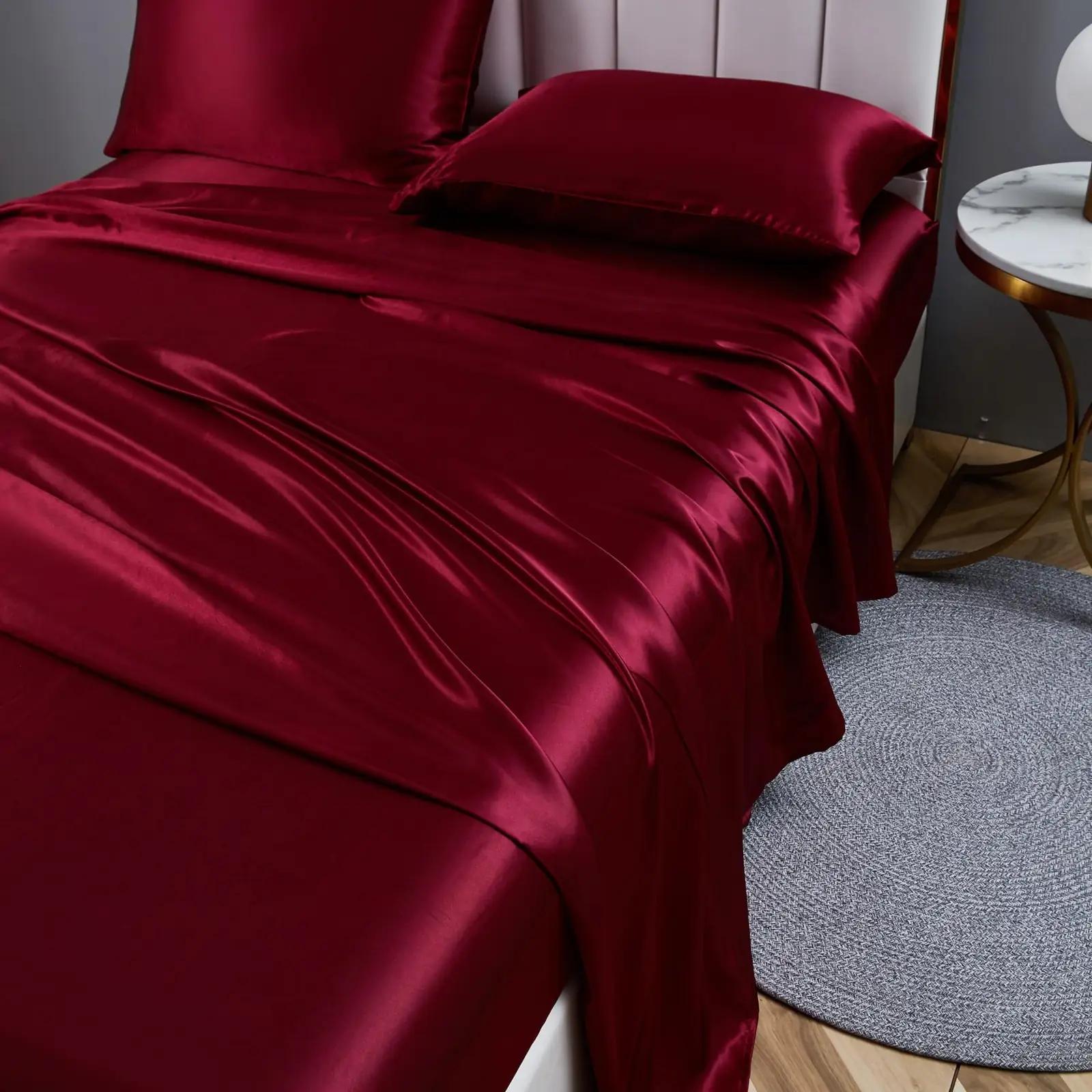 YASMENG siidine satäänalune linane 90 x 190 cm – pakend ja tarvikud