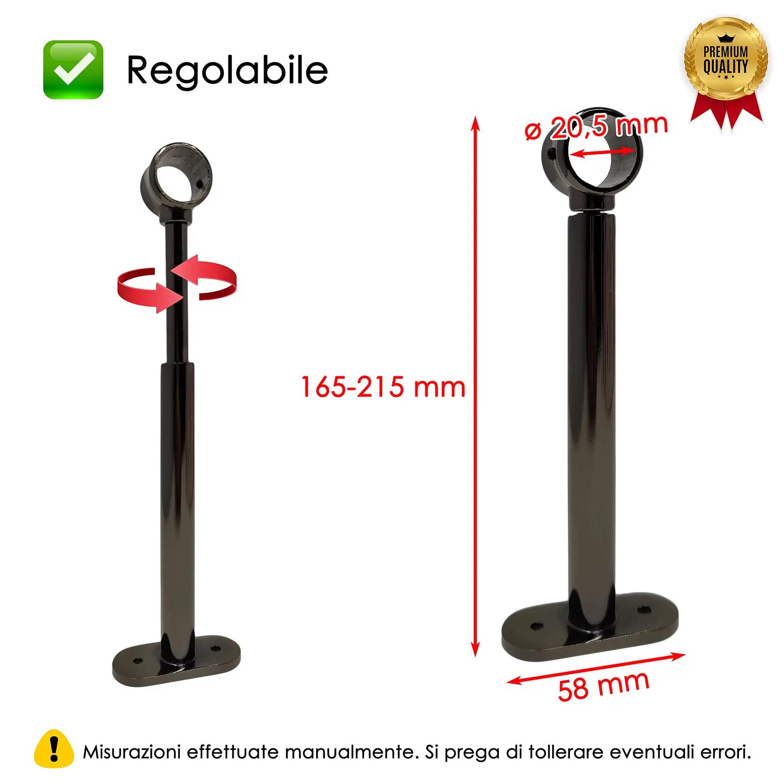 GIRASOLE HOME alumiiniumist reguleeritav hoidik 165 mm – kasutusnäide