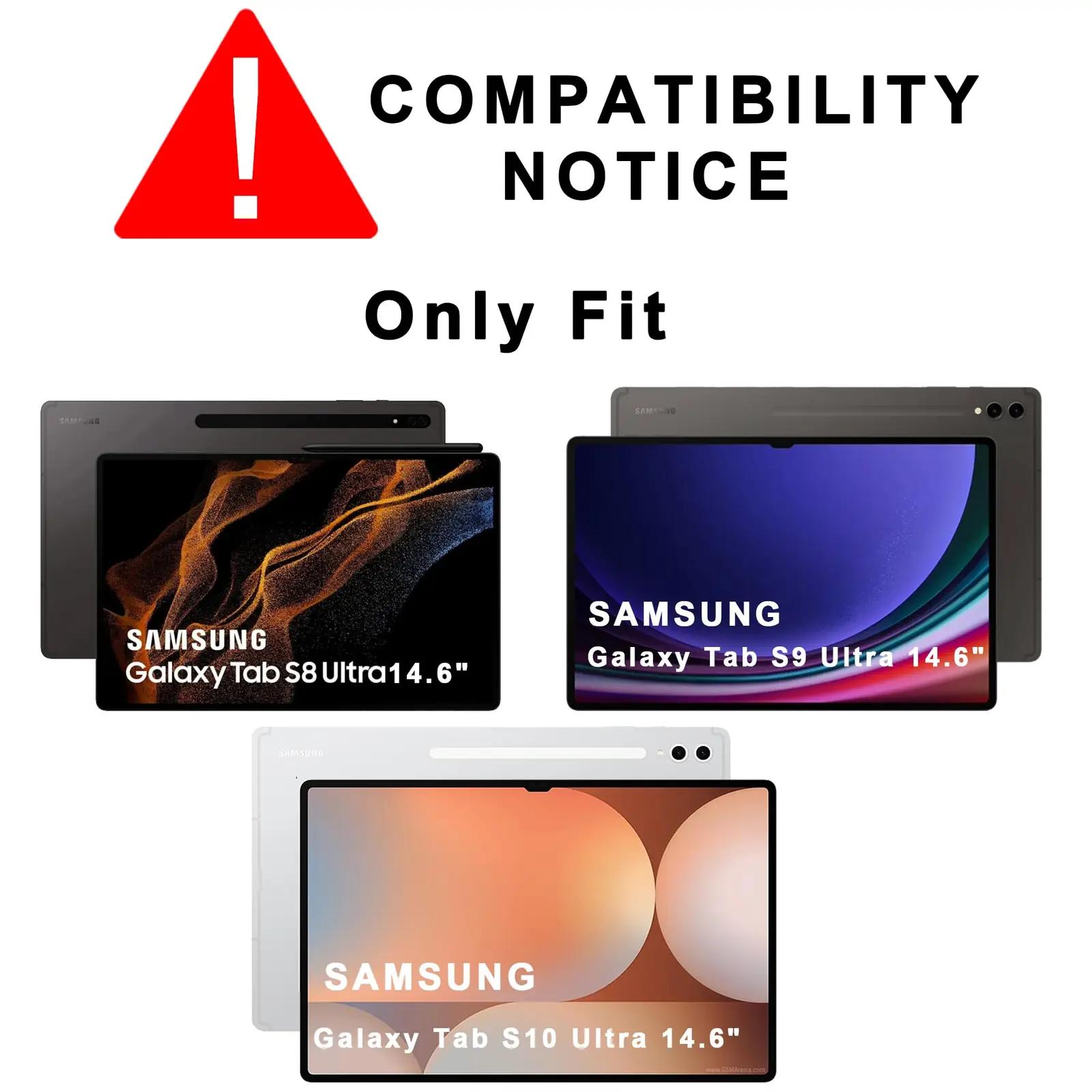 VANKEYPAD Tab S9 Ultra 2023/S8 Ultra 2022 14.6" arvutid ja lisatarvikud
