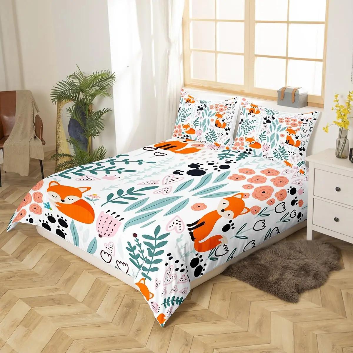 Homewish mikrofibri voodipesukomplekt armas rebane 140×200 – detailne vaade
