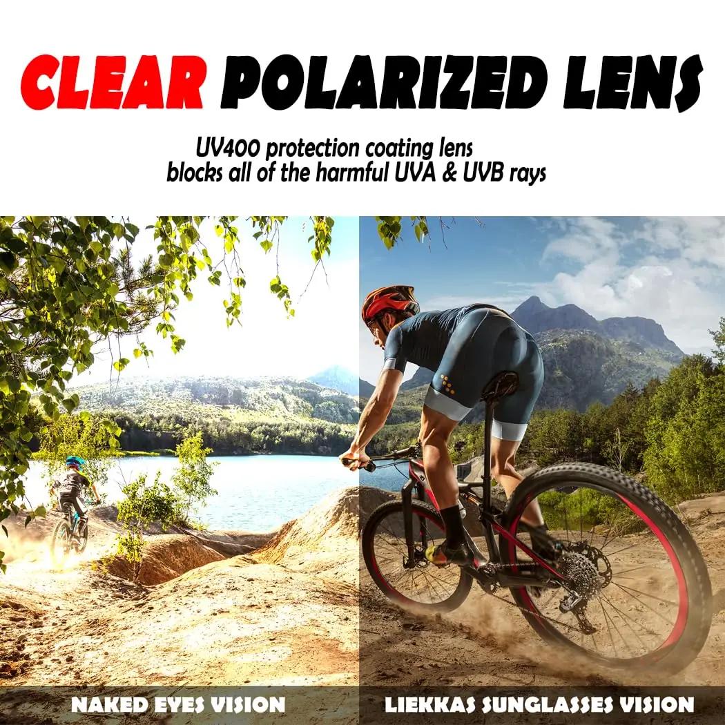 Liekkas sportlik polarisatsiooni päikeseprillid treeninguks ja – pilt 6