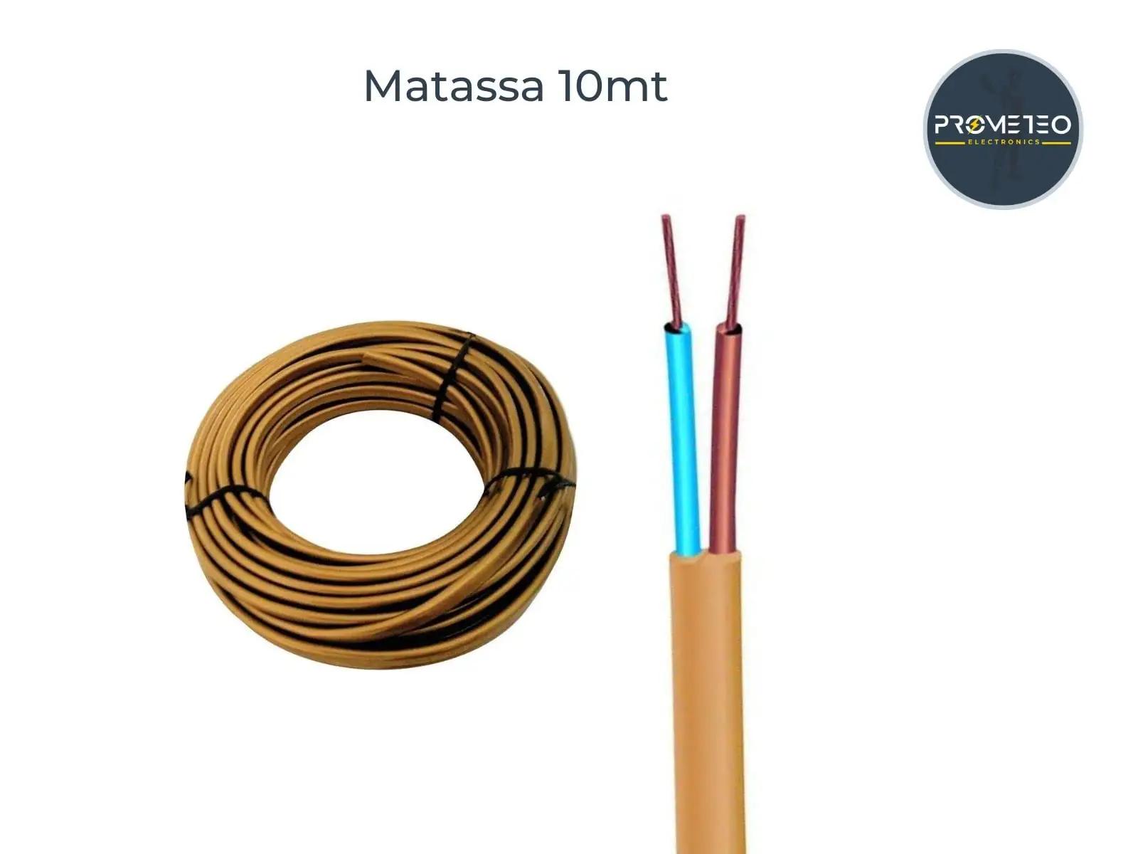 prometeo electronics kuldne lame kummikaabel 10m – pakend ja tarvikud