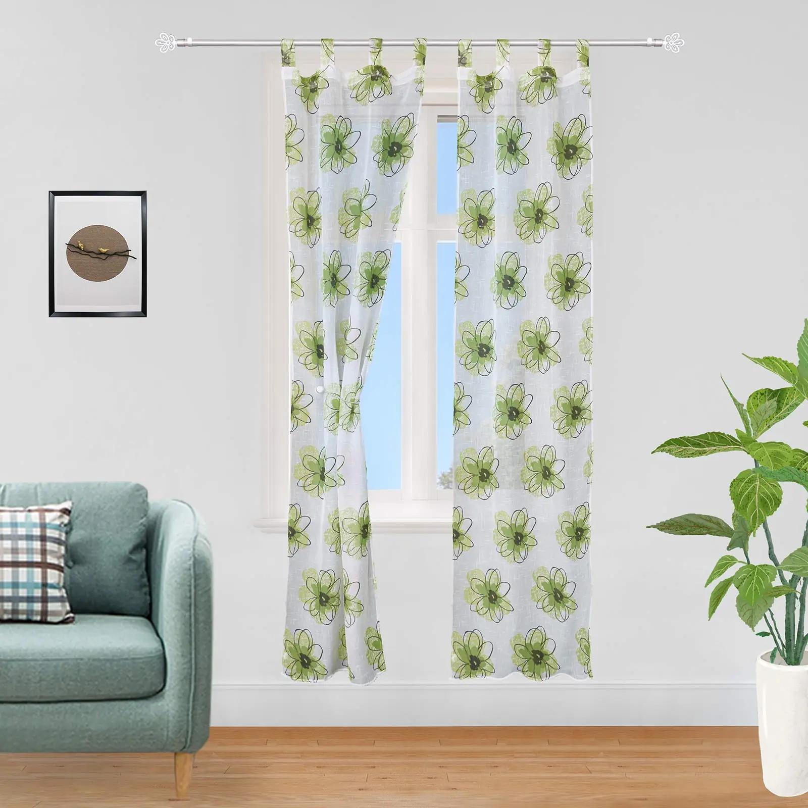 GIRASOLE HOME lillemustriga poolläbipaistev kardin, 70×240 – pakend ja tarvikud