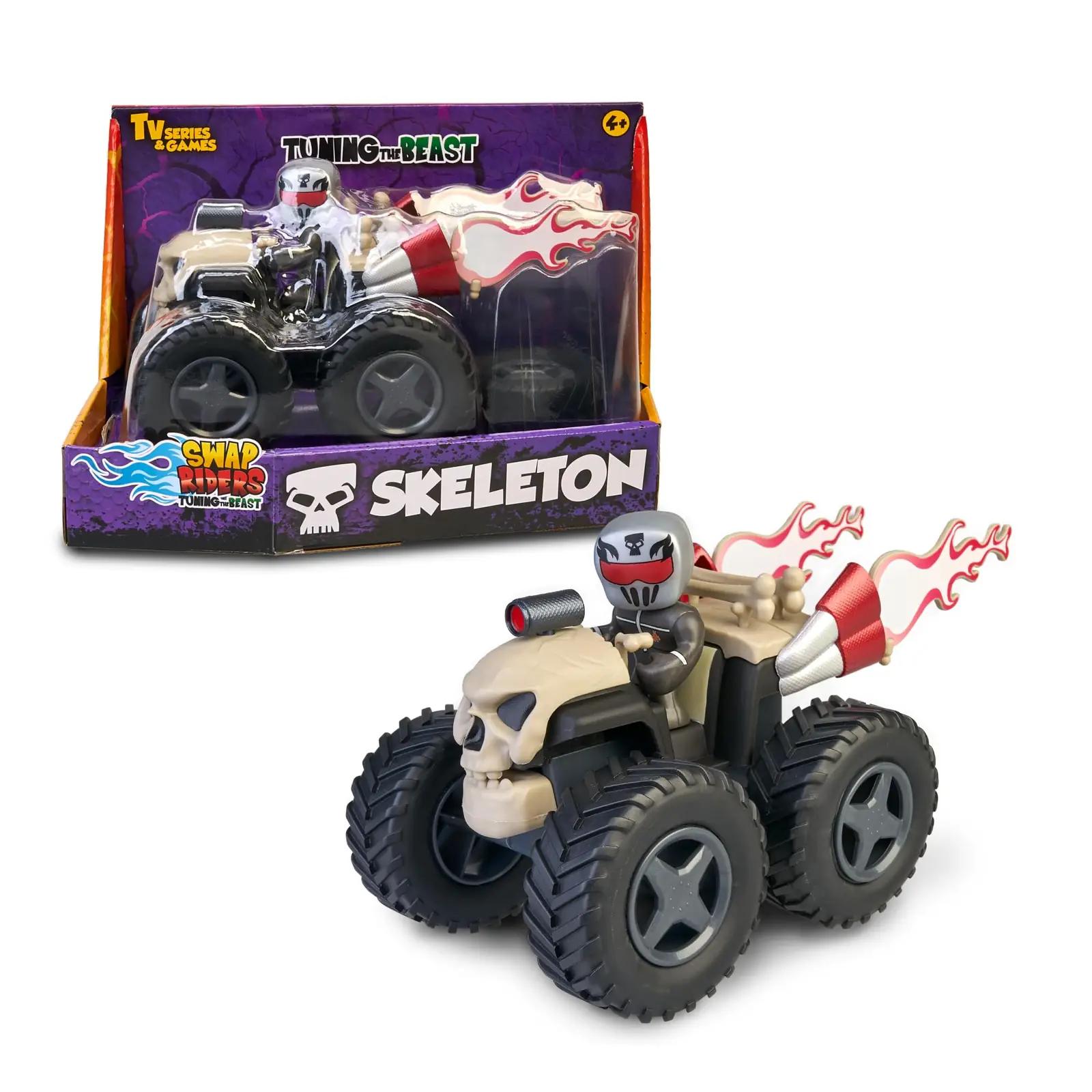 Swap Riders plastmassist Quad Skeleton mängufiguur