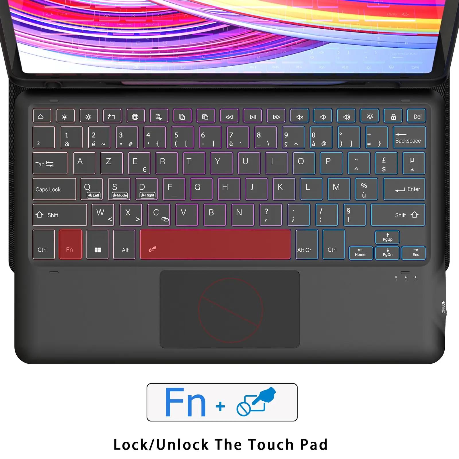 VANKEYPAD stiilne ja valgustusega klahvikate Redmi Pad Pro jaoks – pilt 6