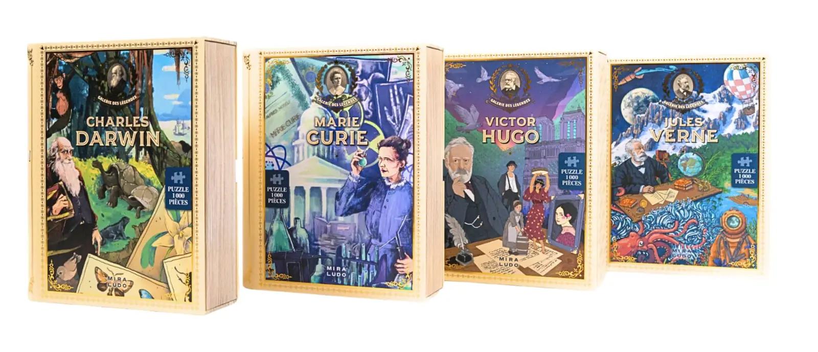 MIRALUDO kvaliteetne 1000-osaline pusle – Jules Verne – lisavaade