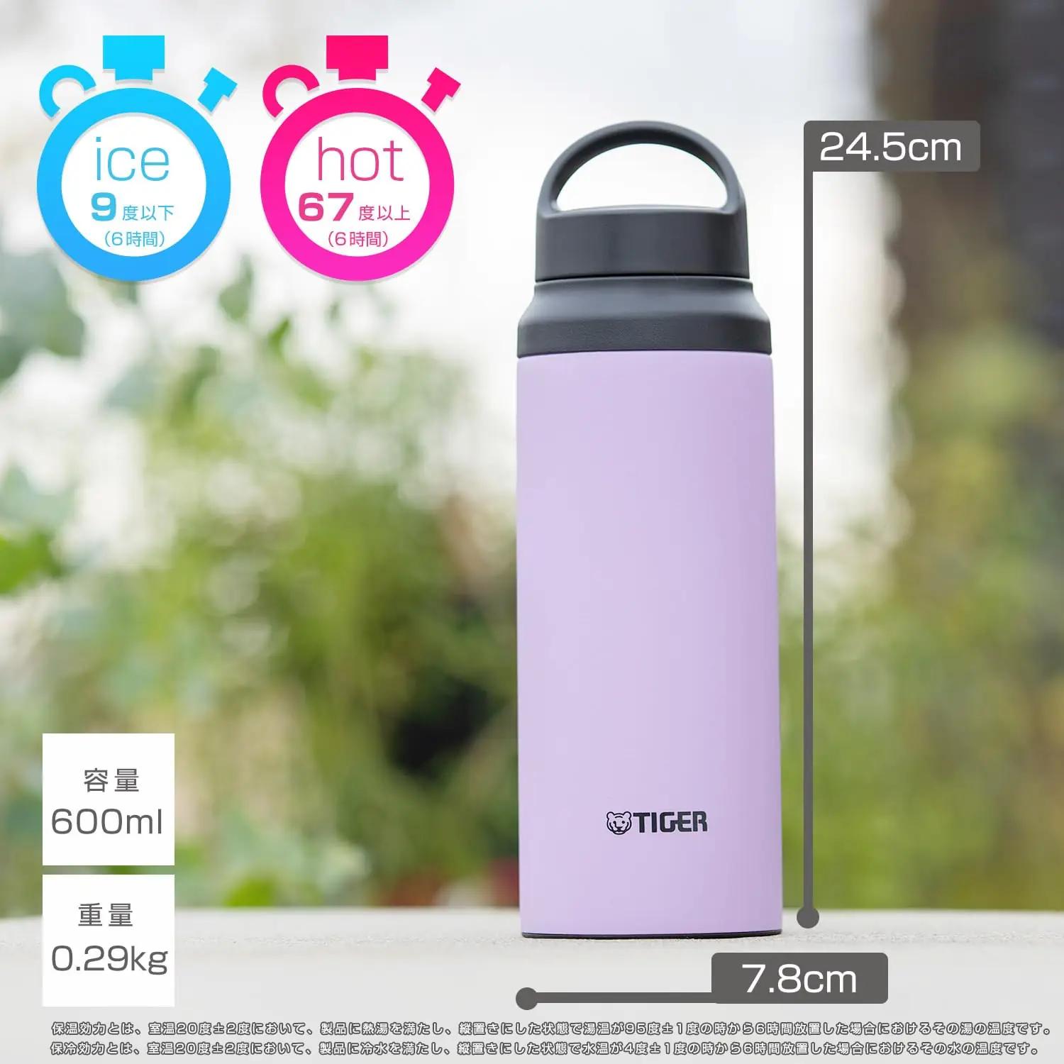 Tiger 600 ml roostevaba termospudel – ergonoomiline käepide – detailne vaade