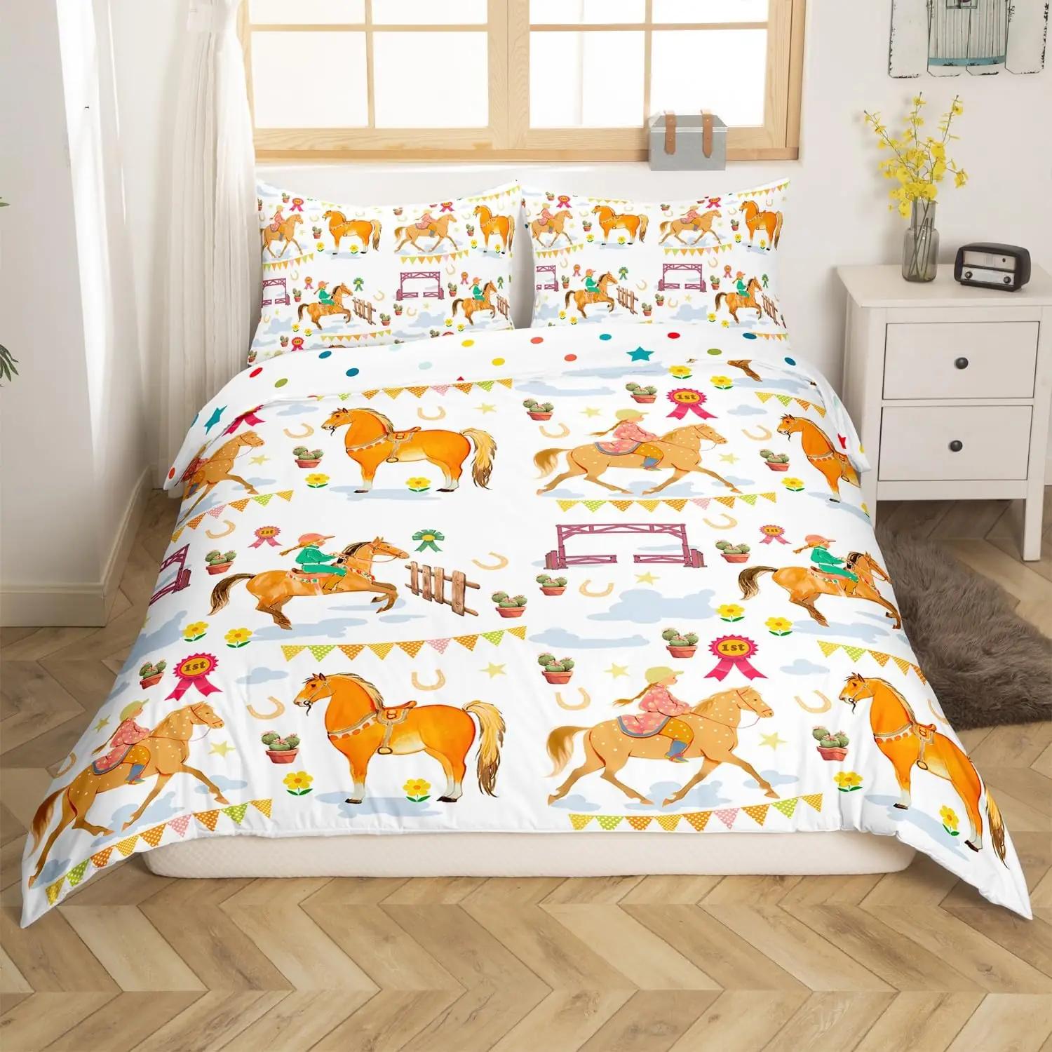Homewish pehme mikrofiibrist voodipesu 200×200 cm tüdrukutele – detailne vaade