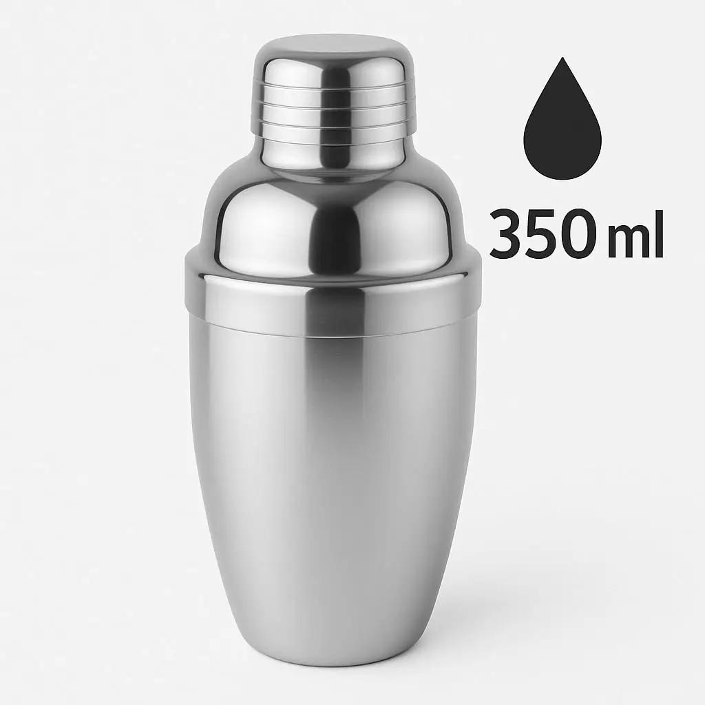 Terryshop74 roostevaba Martini-shaker 350 ml – profi kvaliteet – lisavaade