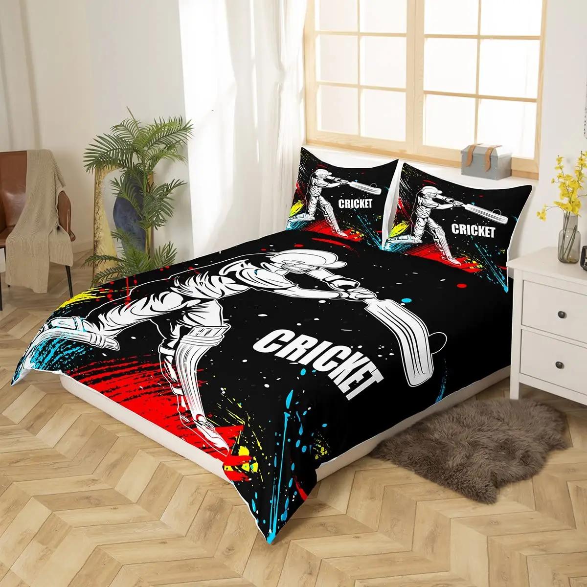richhome pehme lastevoodipesu krikettmotiiviga 140×200 cm – pakend ja tarvikud