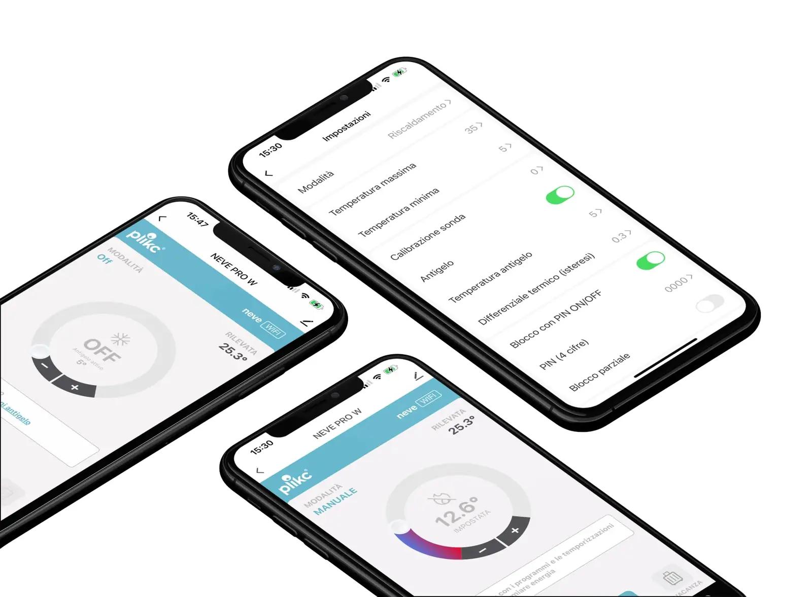 plikc nutikas WiFi termostaat — energiasäästlik kodukontroll – pakend ja tarvikud